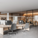 The modern corporate environment has adopted minimalist office interior design as its primary aesthetic because it brings value through essentiality and minimal decoration.