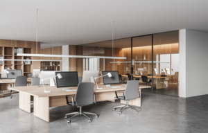 The modern corporate environment has adopted minimalist office interior design as its primary aesthetic because it brings value through essentiality and minimal decoration.